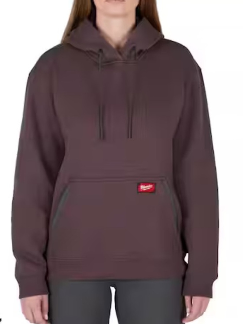 Milwaukee Tool Freeflex Burgundy Hooded Sweatshirt size L